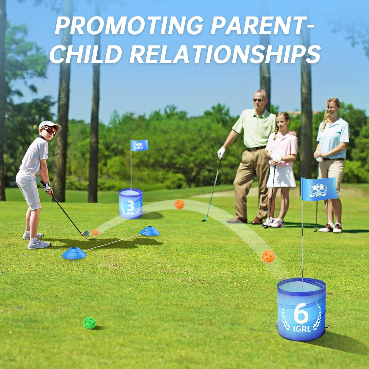 Golf Bucket Yard Game, Backyard Golf Game for Adults and Family, Portable 6 Hole Golf Course with Balls and Flag, Outdoor Indoor Golf Gifts for Lawn, Park, Beach, Yard, Camping and Hotel Golf Bucket Yard Game, Backyard Golf Game for Adults and Family, Portable 6 Hole Golf Course with Balls and Flag, Outdoor Indoor Golf Gifts for Lawn, Park, Beach, Yard, Camping and Hotel